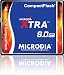 MICRODIA 8GB XTRA 52x CompactFlash Card (Retail Package)
