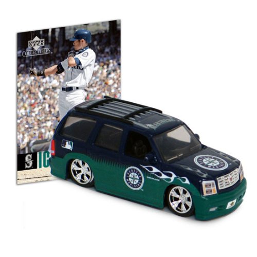 Seattle Mariners MLB Cadillac Escalade with Ichiro Suzuki Trading Card