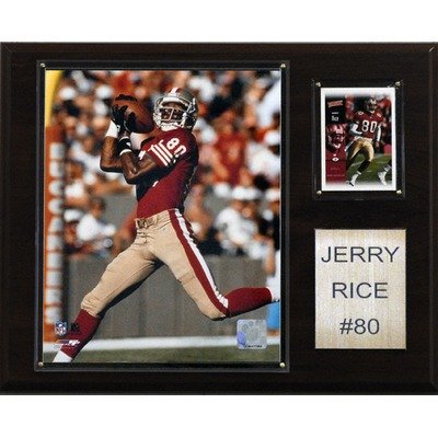 NFL San Francisco 49ers Jerry Rice Player Plaque