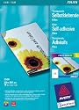 Avery Zweckform, 2500, Transparentfolie, 10 Blatt, beschichtet, stapelverarbeitbar, selbstklebend, St&auml;rke: 0, 17 mm