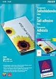 Avery Zweckform, 2500, Transparentfolie, 10 Blatt, beschichtet, stapelverarbeitbar, selbstklebend, St&auml;rke: 0, 17 mm