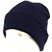 Winter Thinsulate Knit Ski Beanie Skull Hat 2ply Navy Blue