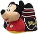 Josmo Character Shoes Boy's Disney Mickey Head Slipper-K, Black/Red, 7/8 M US Toddler