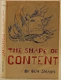 Shape of Content (C.E.Norton Lectures)