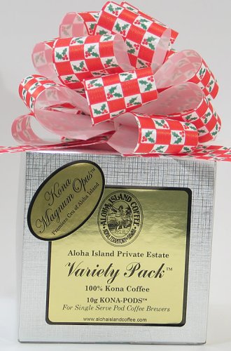 Variety Pack of 100% Kona Coffee Pods - 