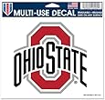 NCAA Ohio State University Multi-Use Colored Decal, 5" x 6"