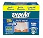 Depend Underwear for Men or Women, Extra Absorbency, Small/Medium (34-46 inches) , 40 underwear