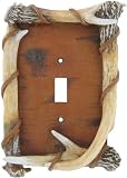 BARK AND FAUX ANTLER Switchplates Outlet Covers 1 Toggle