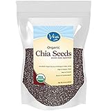 Viva Labs The Finest Organic Raw Chia Seeds, 16 Ounce