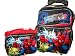 Marvel Spiderman Spider Sense Large Rolling Luggage Backpack bag Tote and Lunchbox Lunch Set