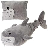 Fiesta Shark Peek-A-Boo Plush Transforming Pillow - 19 Inches
