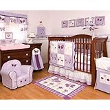 Lilac Garden 6-Piece Baby Crib Bedding Set