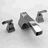 Newport Brass 1046/15A Antique Nickel 1040 Double Handle Roman Tub Faucet with Metal Lever Handles from the 1040 Series 1046