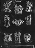 ASSORTED WITH HOUSE Halloween Candy Mold Chocolate
