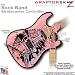 Big Kiss Black on Pink WraptorSkinz Skin fits Rock Band Stratocaster Guitar for Nintendo Wii, XBOX 360, PS2 & PS3 (GUITAR NOT INCLUDED)