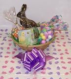 Scotts Cakes Small Easter Lilly Candy Surprise Easter Basket no Handle Bunny Hop Wrapping