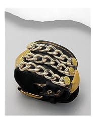 Leather Bracelet In Brass