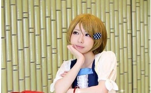 Love Live! Koizumi Kayo (Koizumi Hanayo) wig Cosplay Costume Wig someone help me with net ~