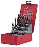 Milwaukee 48-89-1080 Thunderbolt 29 Piece 1/16-Inch to 1/2-Inch Black and Bronze Twist Drill Bit Assortment in Metal Index