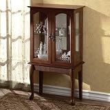 Curio Cabinet with Glass Doors