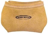 McGuire Nicholas 039 Single Pocket Pouch with Belt Clip in Tan Suede Leather