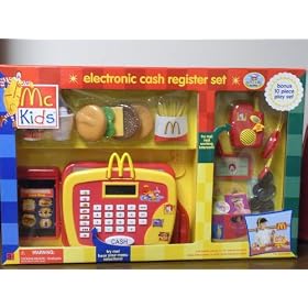 McKids McDonald's Electronic Cash Register Set with Working Intercom by McDonalds