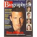 Biography Magazine July 2002 - Ben Affleck, Erin Brockovich, Gloria Vanderbilt, Willem Dafoe book cover