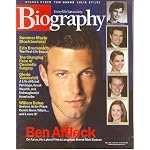 Biography Magazine July 2002 - Ben Affleck, Erin Brockovich, Gloria Vanderbilt, Willem Dafoe book cover