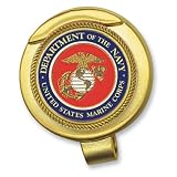 Marine Corps Hat Clip with Magnetic Ball Marker