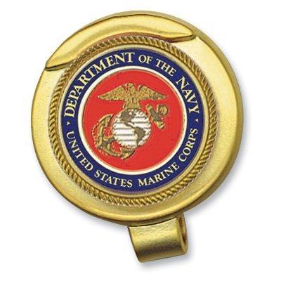 Marine Corps Hat Clip with Magnetic Ball Marker