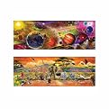 Melissa & Doug Safari and Solarscape 100-pc. Floor Puzzle Bundle