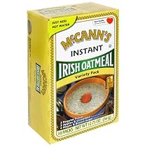 McCANN'S Instant Irish Oatmeal, Variety Pack of Regular, Apples & Cinnamon, and Maple & Brown Sugar, 10-Count Boxes (Pack of 6)