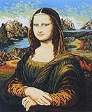 IMAGE OF MONA LISA BY DA VINCI NEEDLEPOINT CANVAS