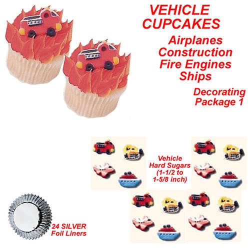 Cars Cakes Cupcakes - Do-It-Yourself Cupcakes Pkg. 1 SAVE $1.52 by Lucks, Wilton