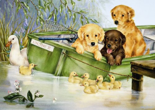 Childrens Toyshop  Toys : Falcon Deluxe Puzzle - River Discovery (500 pieces)