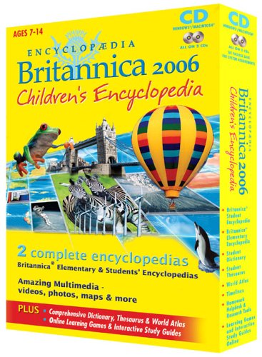  : Encyclopaedia Britannica 2006 Children's Encyclopedia CD