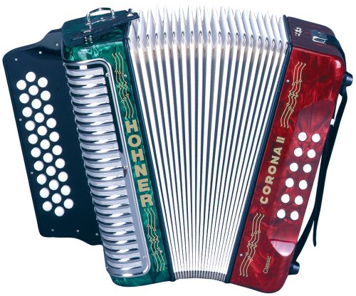Hohner Corona II Classic FBbEb, Mexican Flag