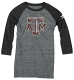 Texas A&M Aggies adidas Originals Women's Vintage Mascot 3/4 Sleeve Tri-Blend T-Shirt