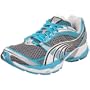 PUMA Women's Complete Ventis Running Sneaker,White/Black/Scuba Blue/Silver Metallic,11 B