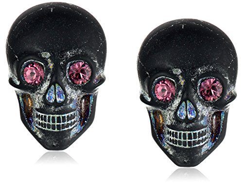 Tarina Tarantino "Classic" Multi Lucite Skull Post Earrings