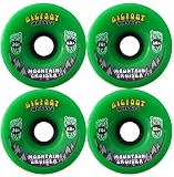 BIGFOOT Longboard Wheels 76mm CRUISERS Green + Abec 9