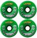 BIGFOOT Longboard Wheels 76mm CRUISERS Green + Abec 9