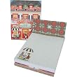 Chez Bougainville Cafe Mini Notepad Magnetic Closure