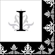 Monogram Regalia Cocktail Napkin - I