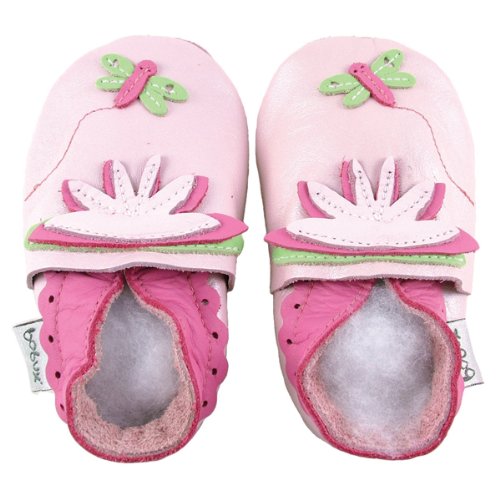 Bobux Infant Toddler Pink Dragonfly Crib Shoe