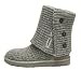 Women's UGG Classic Cardy Boots, GREY, Size 7