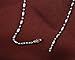 RUNRUN 2MM/2.4MM 316L Stainless Steel Bamboo Necklace Chain,Length 16''-32''