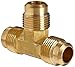 Anderson Metals Brass Tube Fitting, Flare Tee, 1/2