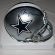 Roger Staubach Signed Riddell Cowboys Mini Helmet