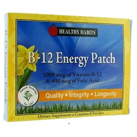 Vitamin B-12 Patch (8 Patches) by Healthy Habits